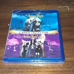 The Addams Family 2-Movie Blu-ray Collection - Blue/Purple Cover